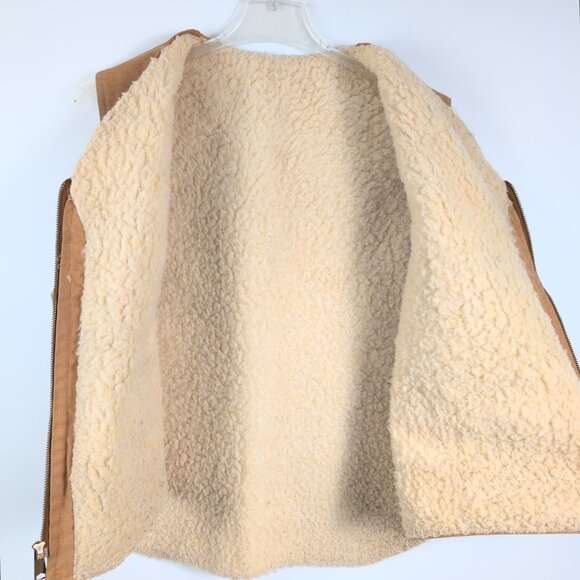 Vintage Carhartt Sherpa Lined Vest, Men’s XL Workwear 6SV USA UNION MADE - Picture 8 of 11